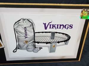 lot 11 image: New Minnesota Viking Spike Ball  Strike Jam 360 Game