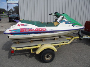 lot 2 image: 1995 Sea Doo Bombardier Jet Ski with trailer