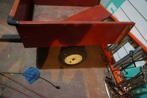 lot 5 image: 4 ATVGarden Tractor Lawn Mower Utility Dump Cart