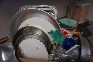 lot 125 image: Lot of Cake Pans and Cake Decorating Accessories