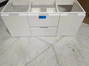 lot 8 image: FRESCA Valencia 48 in. W Wall Hung Bathroom Vanity Cabinet in Glossy White