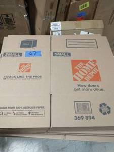 lot 67 image: Small Moving Box 25-Pack (16 in. L x 12 in. W x 12 in. D)