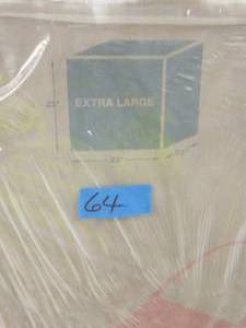 lot 64 image: Extra-Large Moving Box 10-Pack (22 in. L x 22 in. W x 21 in. D)
