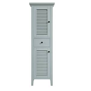 lot 3 image: Fallworth 22 in. W x 18-110 in. D x 65 in. H Floor Linen Tower in Light Green