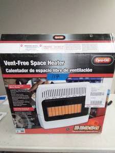 lot 117 image: DYNA-GLO Thermostatic 30,000 BTU Blue Flame Vent Free Dual Fuel Wall Heater