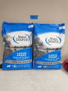 lot 94 image: 2 BAGS OF Nutrisource Large Breed Dog Food 30Lb