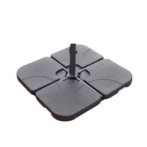 lot 120 image: 180 lbs. Plastic Patio Umbrella Base Weights in Black