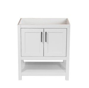 lot 6 image: Gazette 30 in. W Bath Vanity Cabinet Only in White