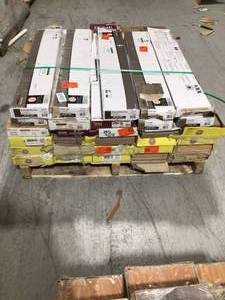 lot 14 image: Lot of 25 assorted and mixed flooring  Customer Returns See Pictures