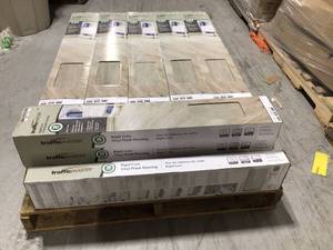 lot 16 image: 25 boxes Moonstone 6 in. x 36 in. Rigid Core Luxury Vinyl Plank Flooring (23.95 sq. ft.  case) by TrafficMaster Customer Returns See Pictures