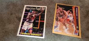 lot 13 image: 7 Charles Barkley Trading Cards