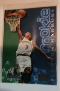 lot 9 image: 1986 Skybox Stephon Marbury Rookie Card #222