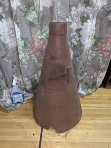 lot 1 image: Rare Original Civil War Metal Sibley Tent Stove