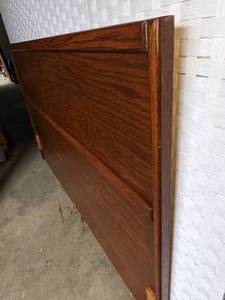 lot 21 image: Simplistic Solid Wood Queen Size Headboard