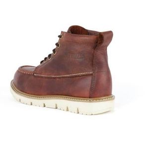 lot 8 image: Mens Canton 6Work Boots Soft ToeWalnut Pitstop Size 12(M)The retail price in Home Depot is$109.99