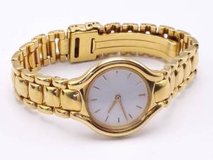 High End Ebel Beluga 18k Solid Yellow Gold Watch $4,700 Retail