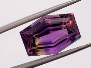 14.55 Carat Natural Fancy Designer Cut Ametrine Gemstone $1,850 Retail