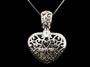 Charles Winston Reversible Puffed Heart Pendant