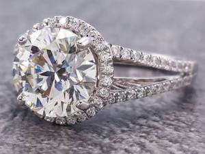 3.00 Carat Diamond Ring in 18k White Gold $17,000 Retail Estimate VIDEO