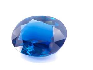 A True Treasure An Impressive 12.90 Carat Oval Cut Natural Blue Sapphire GIA Report $40,500 Retail