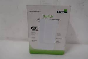 lot 230 image: Leviton - Decora Smart WiFi Switch - White