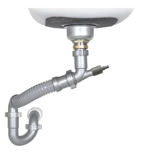 lot 267 image: Snappy Trap 1-12 in. All-in-One Drain Kit for Single Bowl Kitchen Sinks, Bar Sinks and Utility Sinks