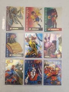 lot 60 image: Collection of 9 1994 95 Fleer Ultra Limited Edition Trading Cards