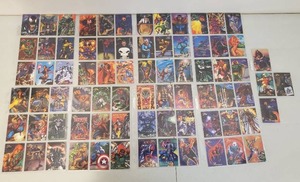 lot 62 image: Large Collection of 76 994 Marvel 94 Flair Trading Cards