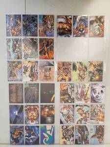 lot 63 image: Large Collection of 33 1997 Judgment Day Trading Cards