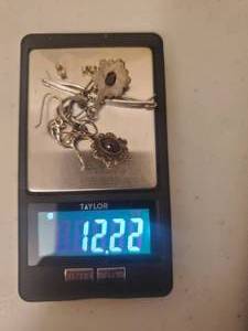 lot 89 image: Collection Of 5 Sterling Silver Jewelry Pieces