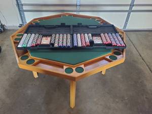 lot 86 image: Poker Table And Accessories