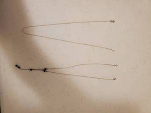 lot 92 image: Two Sterling Silver Necklaces