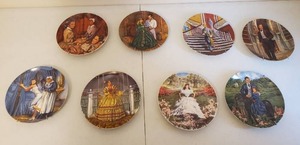 lot 100 image: Collection Of 8 Gone With The Wind Collectors Plates