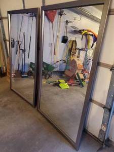 lot 126 image: Two Large Mirrors