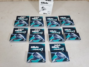 lot 52 image: 40 New Gillette Mach 3 Razor Cartridges