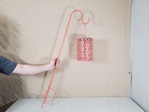 lot 56 image: New LED Solar Lantern with Shepherd Hook