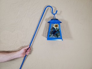 lot 83 image: New Solar Lantern with Shepherd Hook