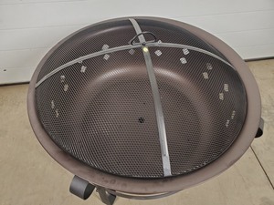 lot 1 image: New 34 inch Wood Burning Fire Pit