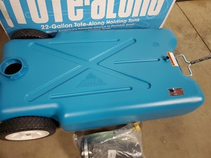 lot 2 image: New 22 Gallon Portable RV Holding Tank
