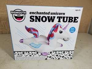 lot 18 image: New Large Enchanted Unicorn Snow Tube