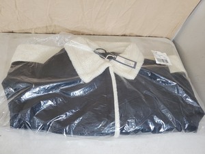 lot 108 image: New 2X Womens Sherpa Moto Jacket