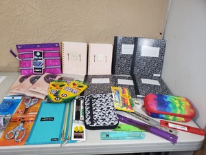 lot 110 image: New Office, School, and Party Supplies