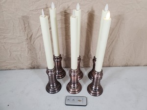 lot 134 image: 6 Luminara Flameless Candles