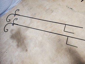 lot 7A image: 2 New Double Shepherd Hooks