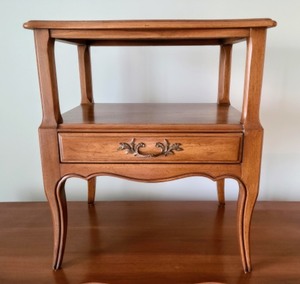 Beautiful Vintage Walnut Dresser and Nightstand