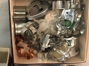 Vintage Cookie Cutters and Meat Grinder