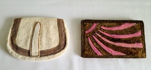 Pair of Vintage BeadedSequined Clutches