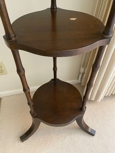 Vintage Three Tiered Plant Stand
