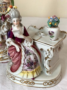 Two Vintage Porcelain Figurines