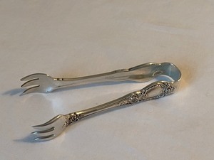 Sterling Silver Relish Tongs